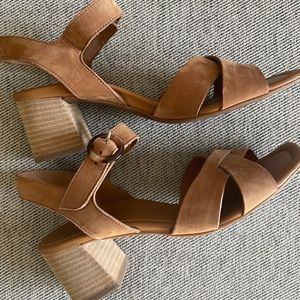 Paul Green Brown Heel Sandal